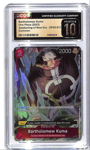 One Piece Awakening of New Era OP05 Bartholomew Kuma 011 CGC 10 Pristine