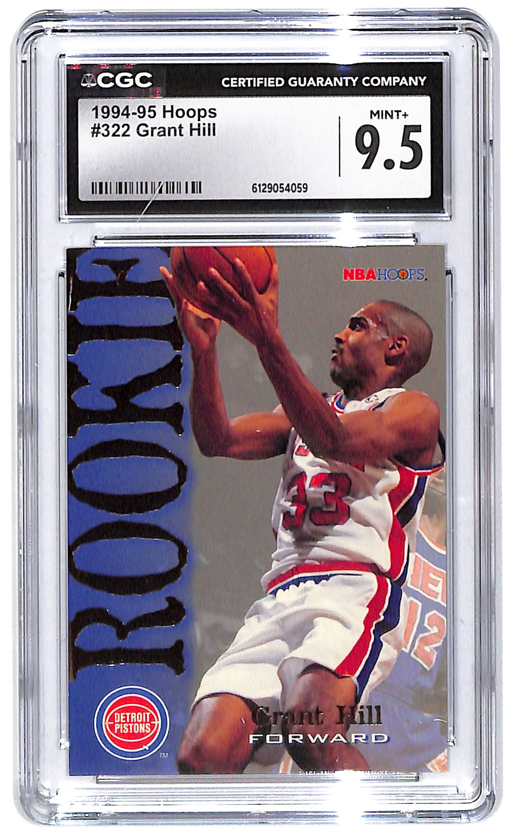 1994-95 Grant Hill Hoops #332 CGC Mint Plus 9.5