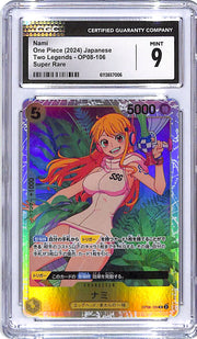 One Piece Japanese Two Legends OP08 Nami 106 CGC 9