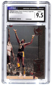 1999-00 Wilt Chamberlain UD Century Legends #3 CGC Mint Plus 9.5