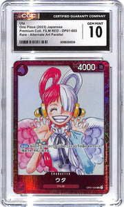 One Piece Japanese Premium Collection Film Red OP01 Uta Alternate Art CGC 10