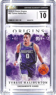 2020-21 Origins Tyrese Haliburton Rookie RC #82 CGC 10 Kings