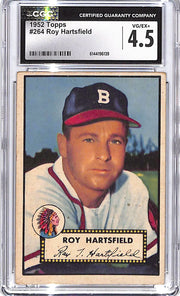 1952 Topps Roy Hartsfield #264 CGC 4.5 Braves