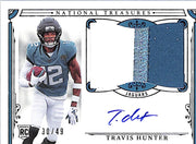 2025 National Treasures Travis Hunter Auto Autograph Rookie RC Patch Jersey /49 RPA Jaguars