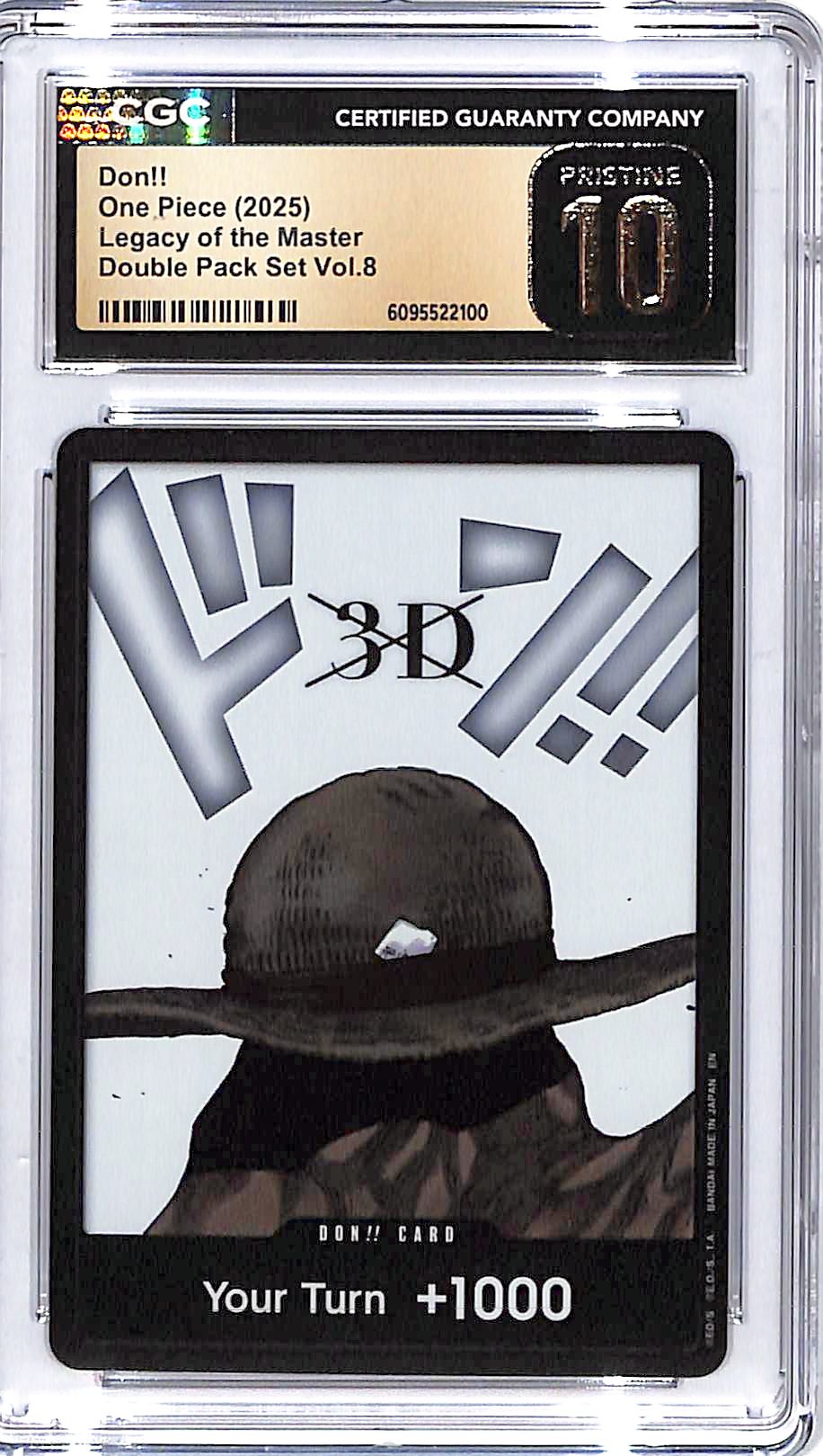 One Piece Legacy of the Master Double Pack Vol 8 Don CGC 10 Pristine