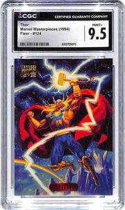 1994 Thor Fleer Marvel Masterpieces #124 CGC Mint Plus 9.5