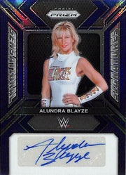 2024 Prizm WWE Alundra Blayze Auto Autograph Blue /49