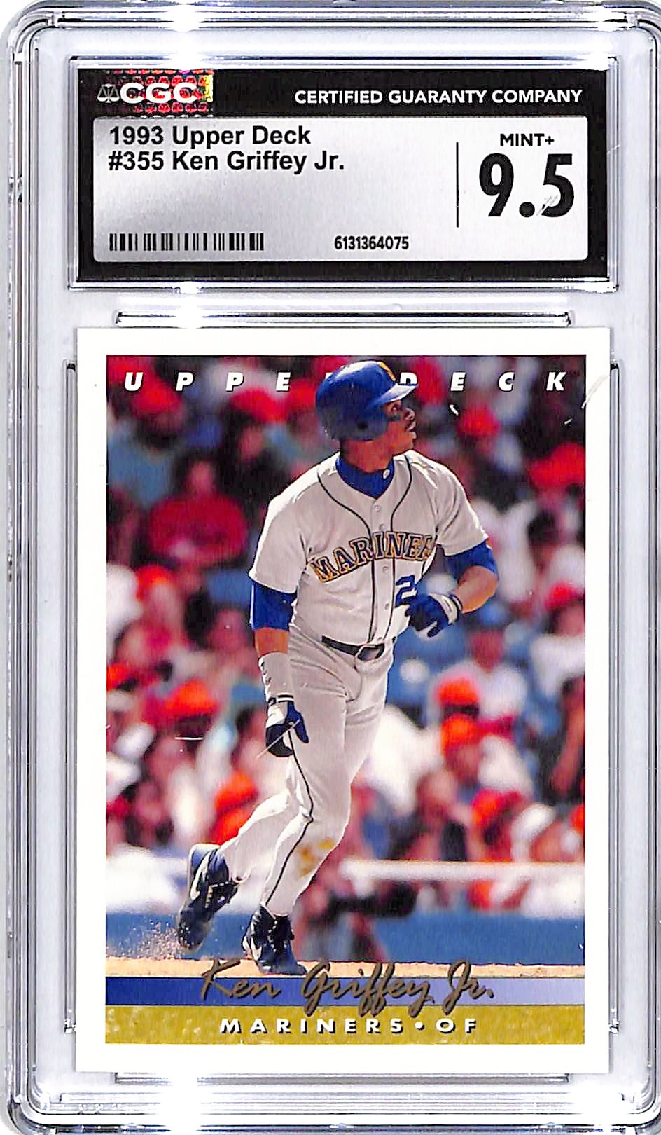 1993 Upper Deck Ken Griffey Jr #355 CGC 9.5 Mariners