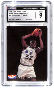 1993-94 Shaquille O'Neal Fleer Ultra NBA Award Winners #4 CGC Mint 9