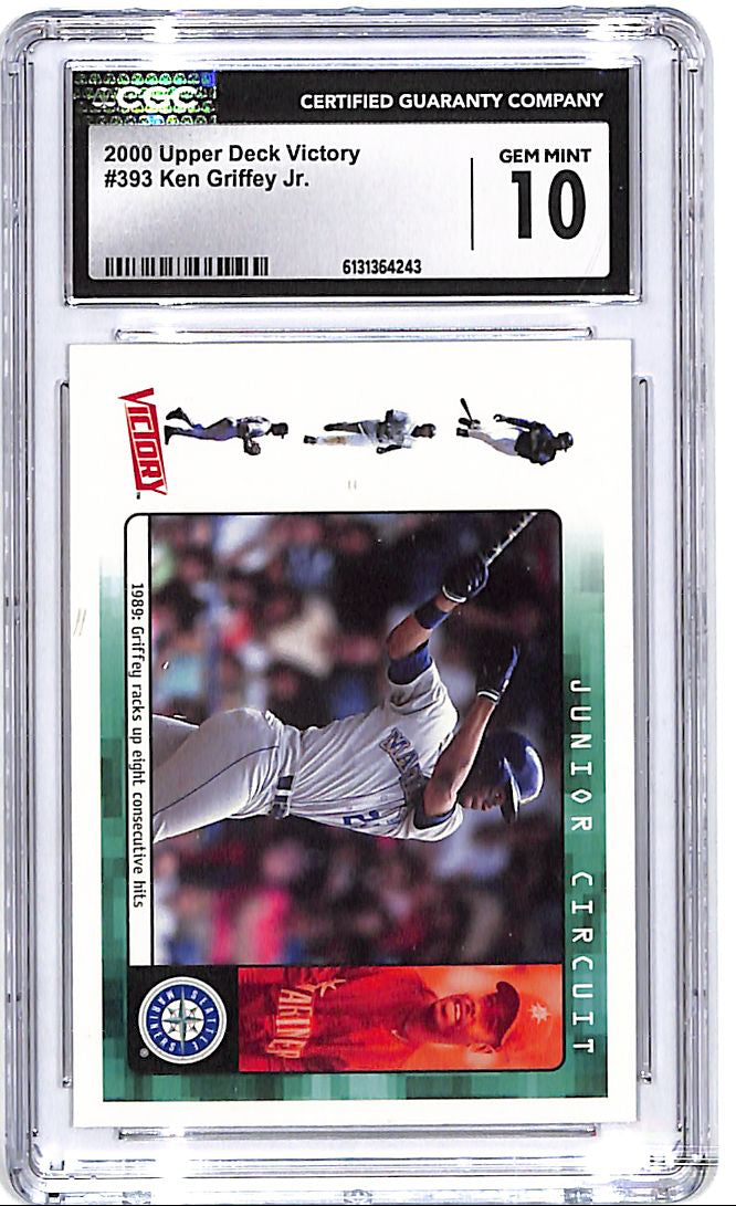 2000 Upper Deck Victory Ken Griffey Jr #408 CGC 10 Mariners