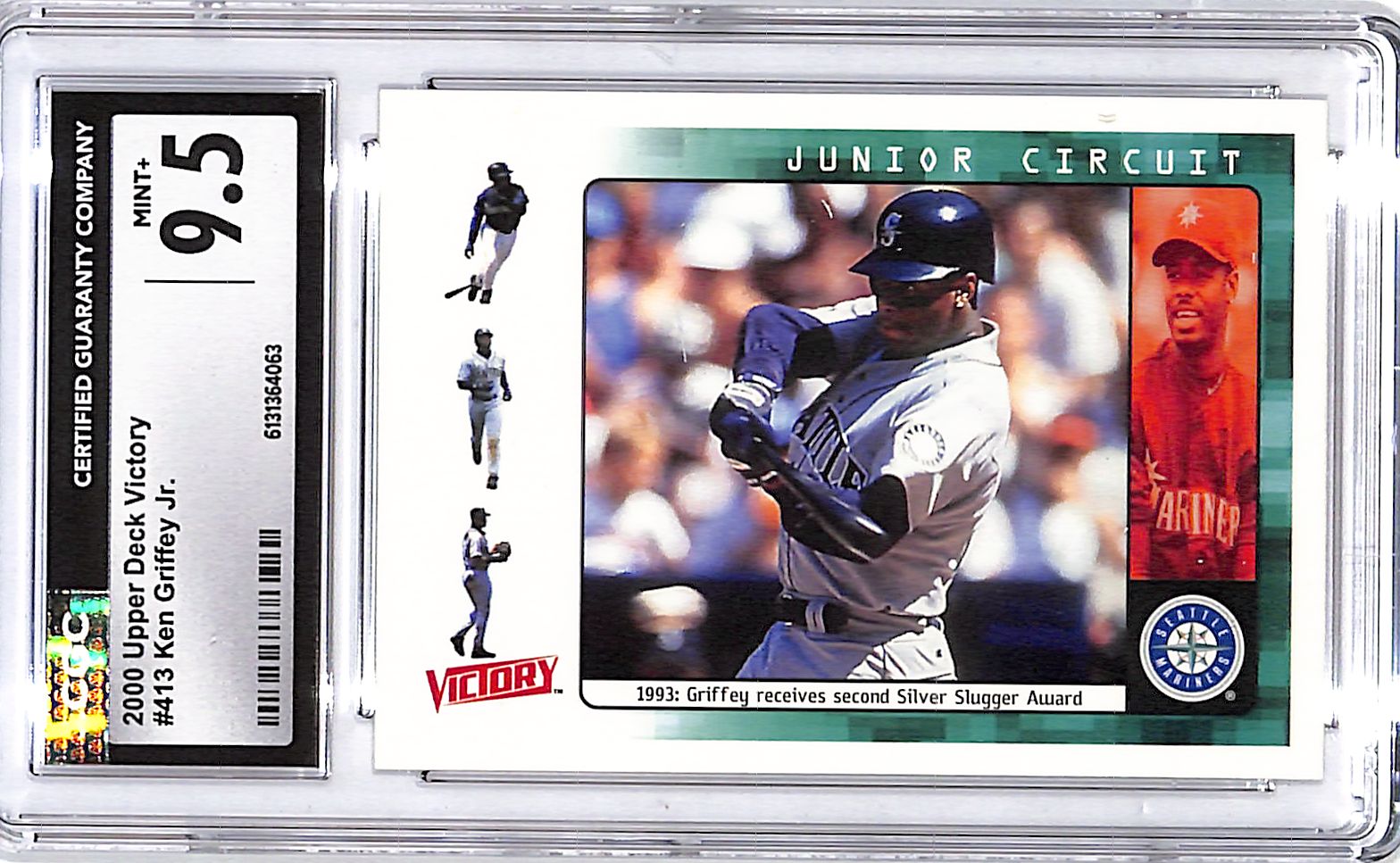 2000 Upper Deck Victory Ken Griffey Jr #408 CGC 9.5 Mariners