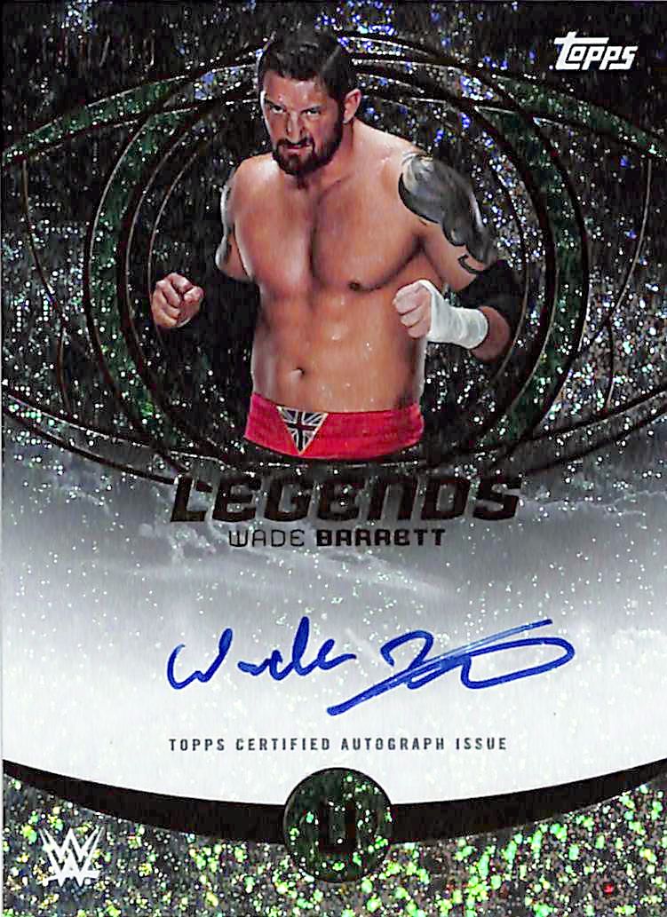 2025 Topps Universe WWE Wade Barrett Auto Autograph Legends Green /99