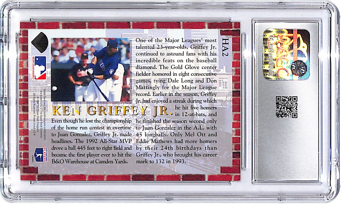 1994 Collectors Choice Ken Griffey Jr Home Run All Stars CGC 10 Mariners