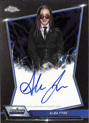 2026 Topps Chrome WWE Alba Fyre Auto Autograph