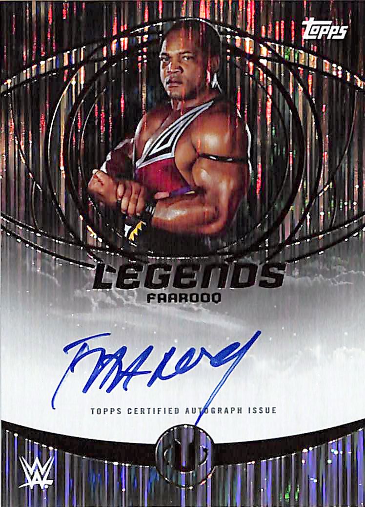 2025 Topps Universe WWE Farrooq Auto Autograph Legends