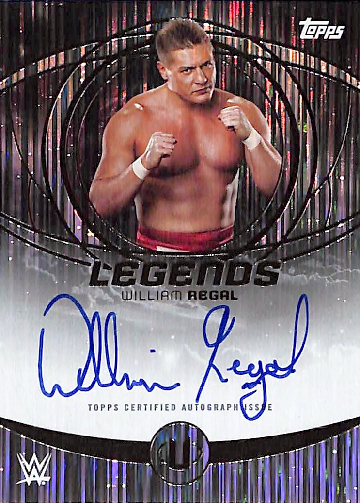 2025 Topps Universe WWE William Regal Auto Autograph Legends