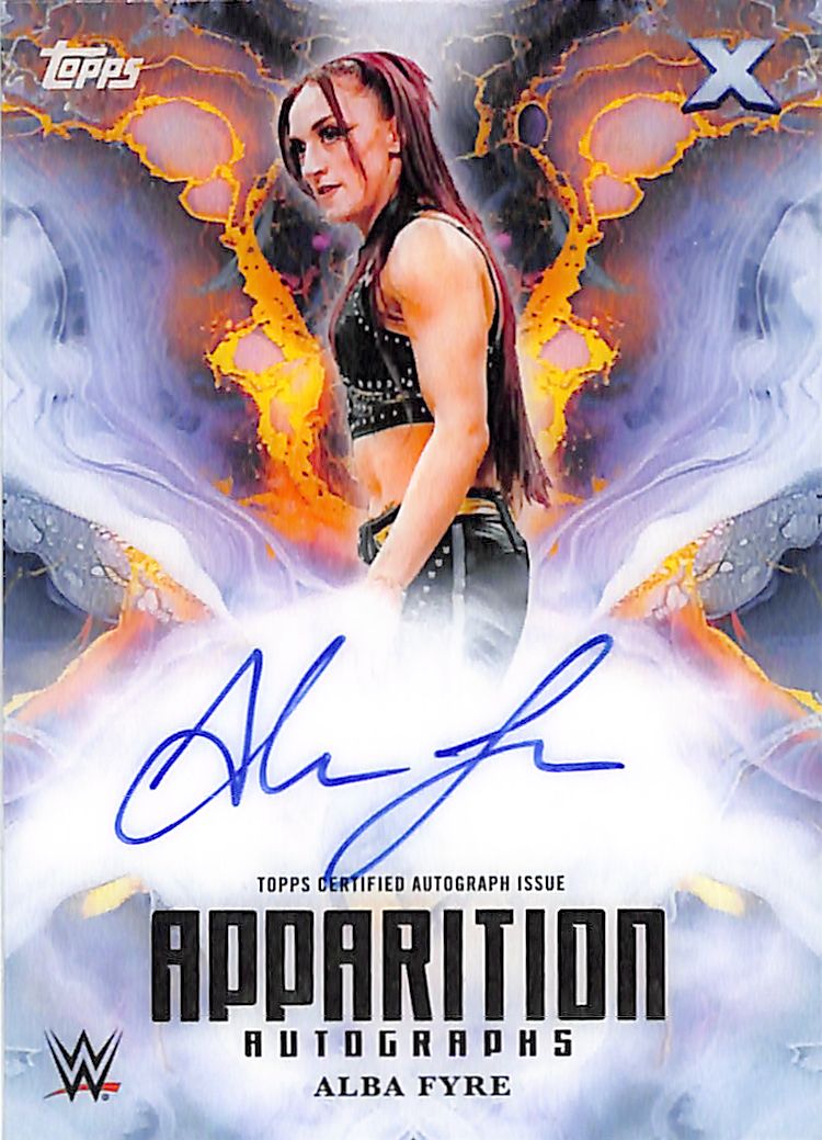 2025 Topps Exalted WWE Alba Fyre Auto Autograph Apparition