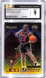 1999-00 Upper Deck Black Diamond Michael Jordan Diamond Gallery CGC 9 Bulls