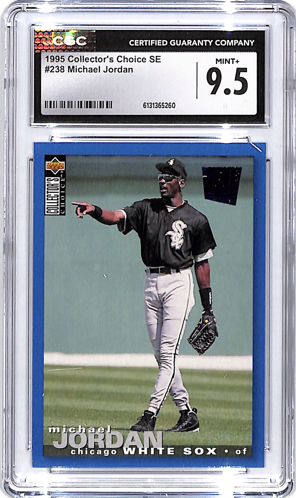 1995 Collectors Choice Special Edition Michael Jordan #238 CGC 9.5 White Sox