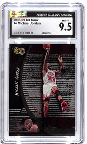 1998-99 UD Ionix Michael Jordan #4 CGC 9.5 Bulls