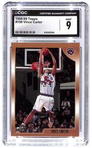 1998-99 Vince Carter Topps #199 CGC Mint 9