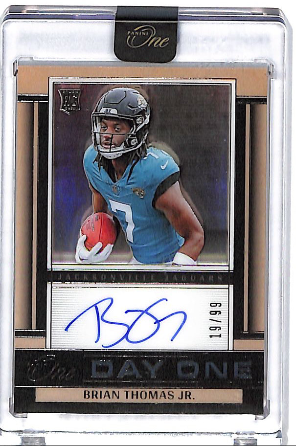 2024 Panini One Brian Thomas Jr Auto Autograph Rookie RC Day One /99