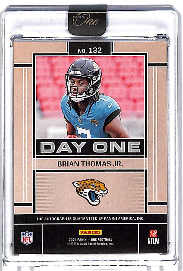 2024 Panini One Brian Thomas Jr Auto Autograph Rookie RC Day One /99