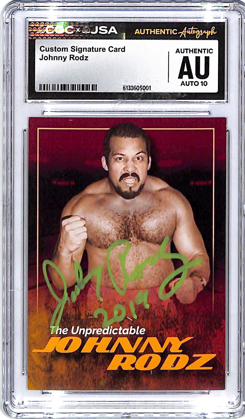 Johnny Rodz Signed Auto Autograph Custom Trading Card CGC JSA Authentic