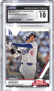 2024 Topps National Trading Card Day Shohei Ohtani CGC 10 Dodgers