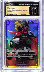 One Piece Premium Booster Best Vol 2 OP07 Sanji 064 CGC 10 Pristine