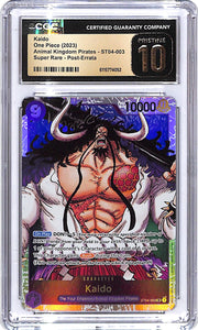 One Piece Animal Kingdom Pirates ST04 Kaido 003 CGC 10 Pristine