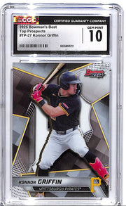 2025 Bowmans Best Konnor Griffin Top Prospect Rookie RC CGC 10 Pirates