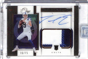 2020 Panini One Jacob Eason Auto Autograph Rookie RC Patch Jersey /25 Colts