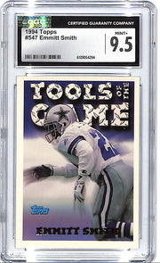 1994 Topps Emmitt Smith Tools of the Game #547 CGC 9.5 Cowboys