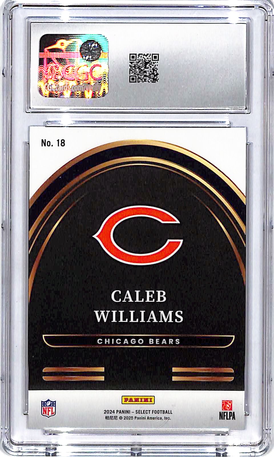 2024 Select Caleb Williams Future Rookie RC #18 CCG 10 Bears