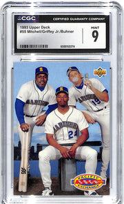 1993 Upper Deck Ken Griffey Jr Mitchell Buhner #55 CGC 9 Mariners