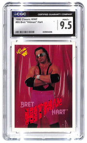 1999 Bret "Hitman" Hart Classic WWF #95 CGC Mint Plusa 9.5