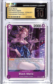 One Piece Tournament Promos Vol 2 ST04 Black Maria 011 CGC 10 Pristine