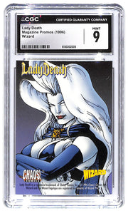 1996 Wizard Lady Death Magazine Promos CGC Mint 9