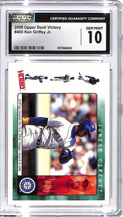 2000 Upper Deck Victory Ken Griffey Jr #403 CGC 10 Mariners