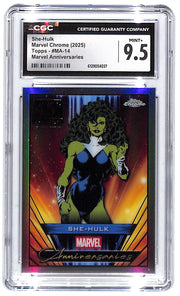 2025 She-Hulk Topps Marvel Chrome Anniversaries #MA-14 CGC Mint Plus 9.5