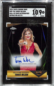2025 Topps Chrome WWE Torrie WIlson Auto Autograph Hall of Fame /175 SGC 9
