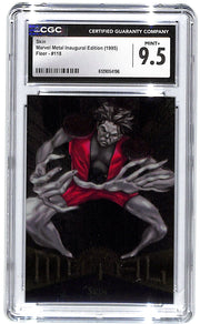 1995 Skin Fleer Marvel Metal Inaugural Edition #118 CGC Mint Plus 9.5