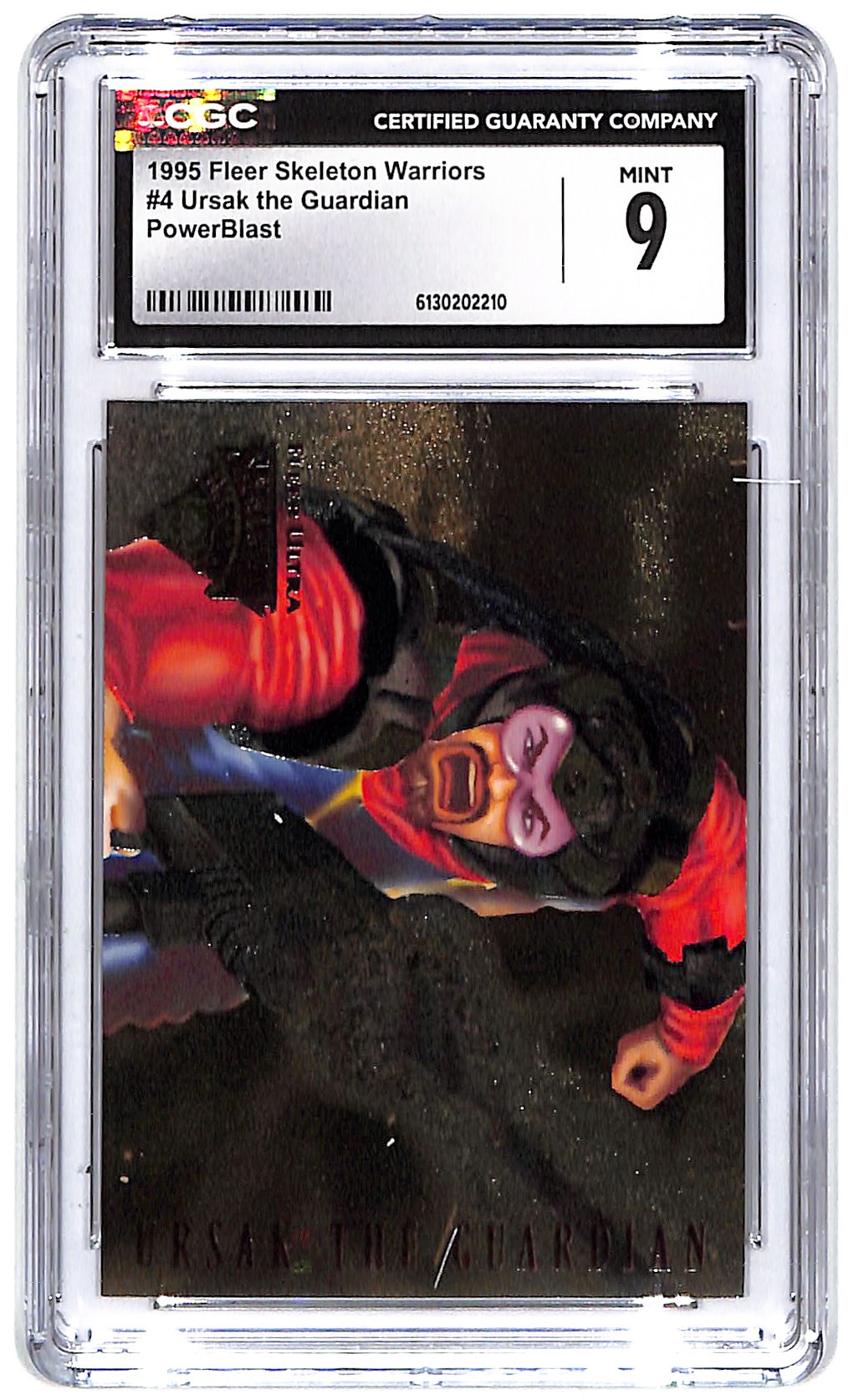 1995 Fleer Skeleton Warriors Ursak the Guardian Powerboats #4 CGC Mint 9