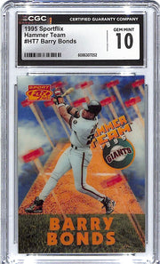 1995 Sportflix Barry Bonds Hammer Team CGC 10 Giants