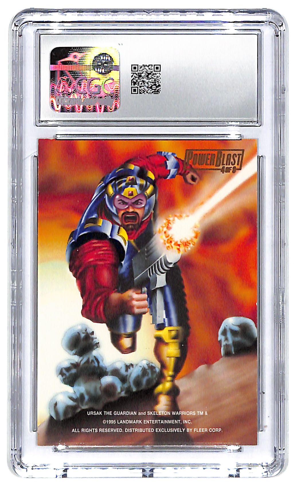 1995 Fleer Skeleton Warriors Ursak the Guardian Powerboats #4 CGC Mint 9