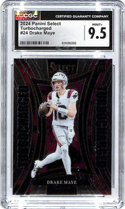 2024 Select Drake Maye Turbocharged Rookie RC CGC 9.5 Patriots