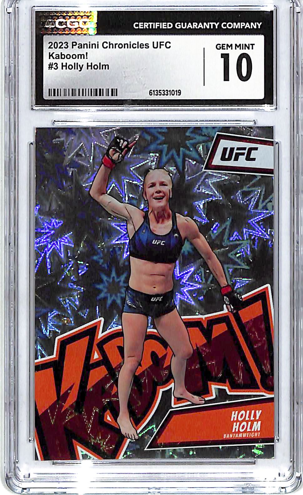 2023 Chronicles UFC Holly Holm Kaboom CGC 10 #3