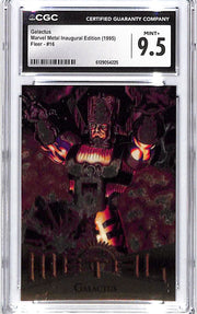 1995 Galactus Fleer Marvel Metal Inaugural Edition #16 CGC Mint Plus 9.5