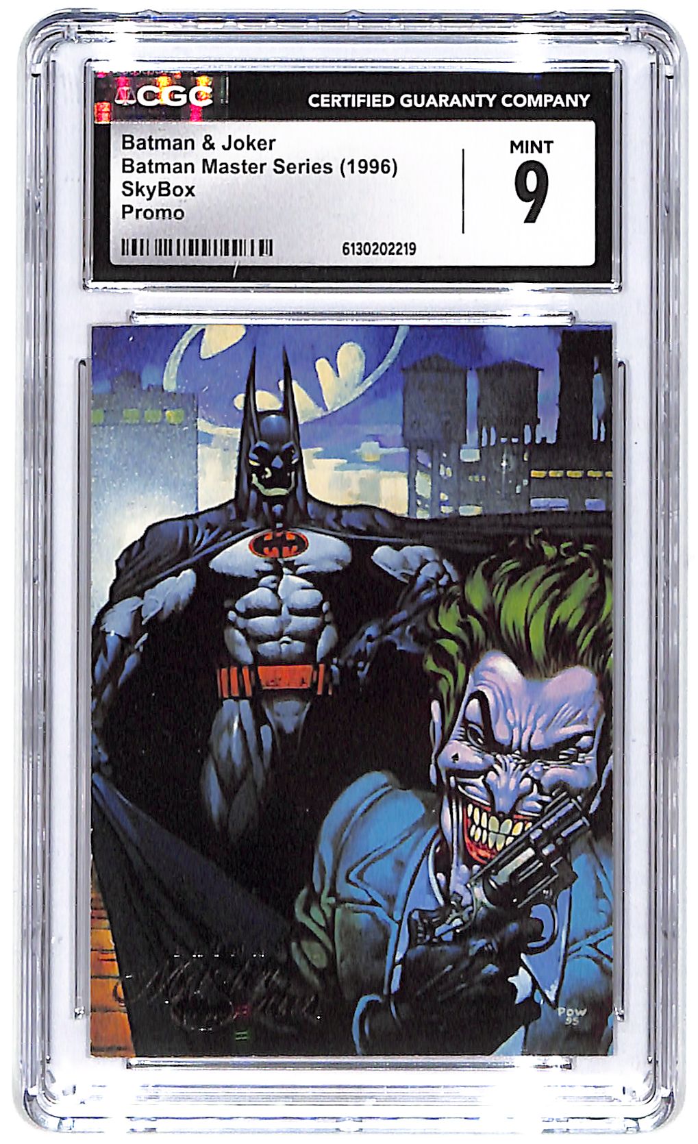1996 Batman & Joker Skybox Batman Master Series Promo CGC Mint 9